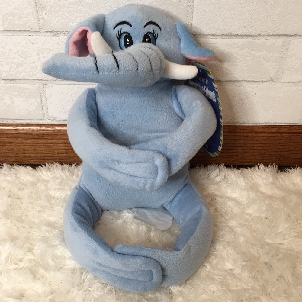 NWT huggable friends Elephant tested & works!